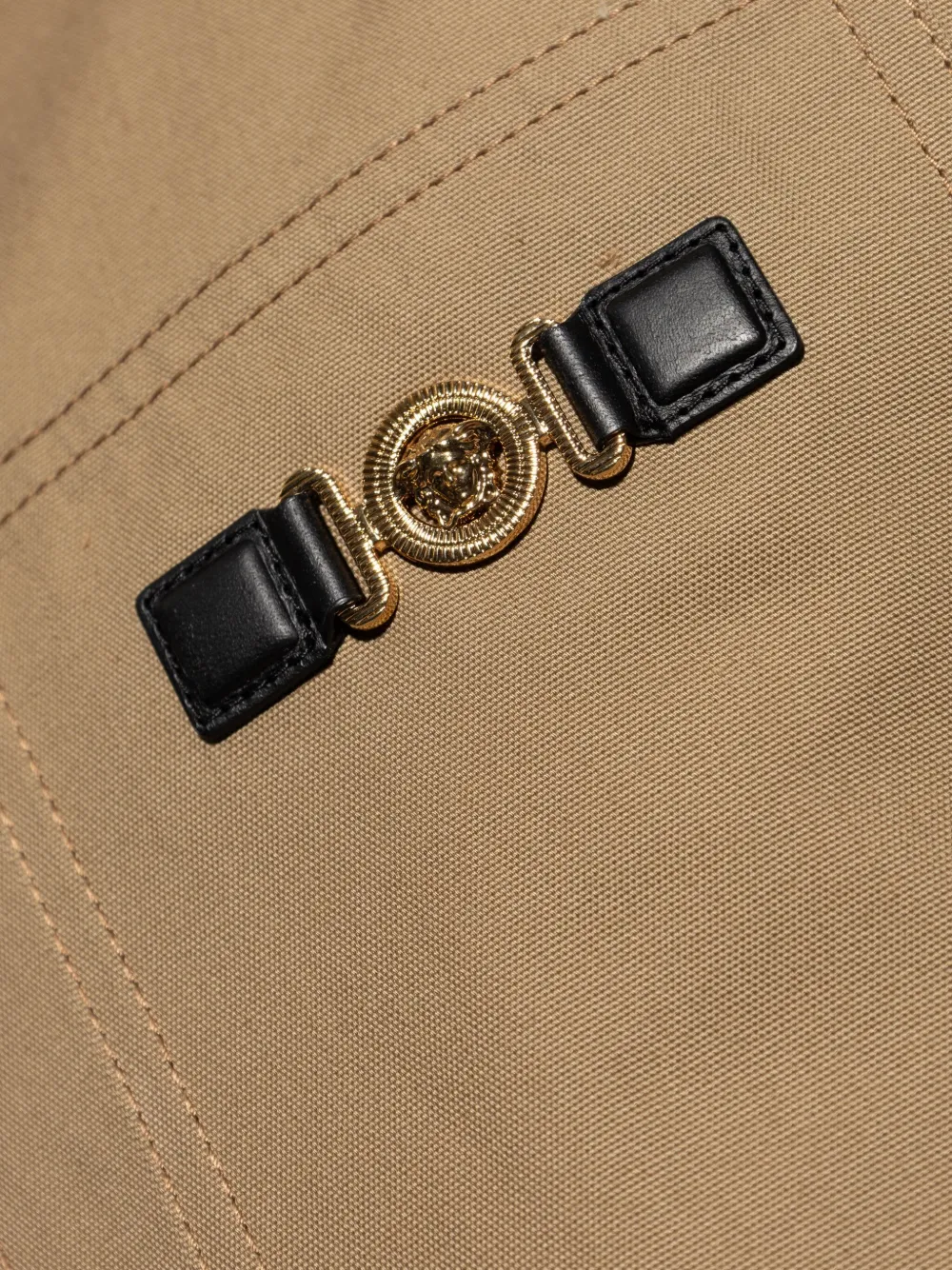Versace Medusa Biggie button-up jack Beige