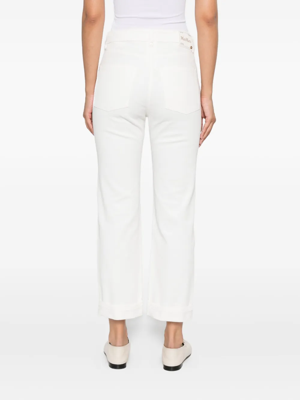 'S Max Mara Straight broek Wit