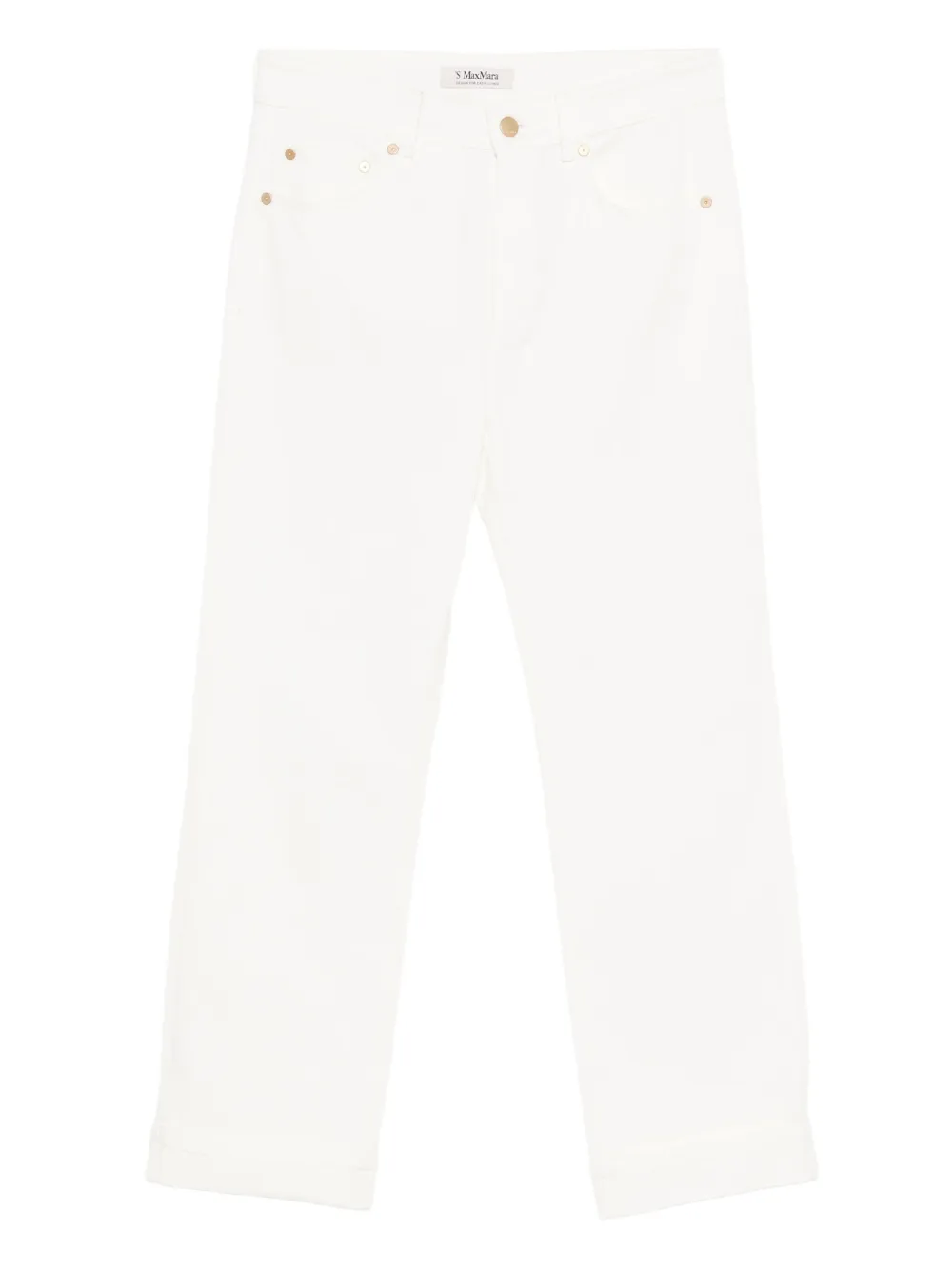 'S Max Mara straight-leg trousers - ホワイト 'S Max Mara straight-leg trousers - ホワイト