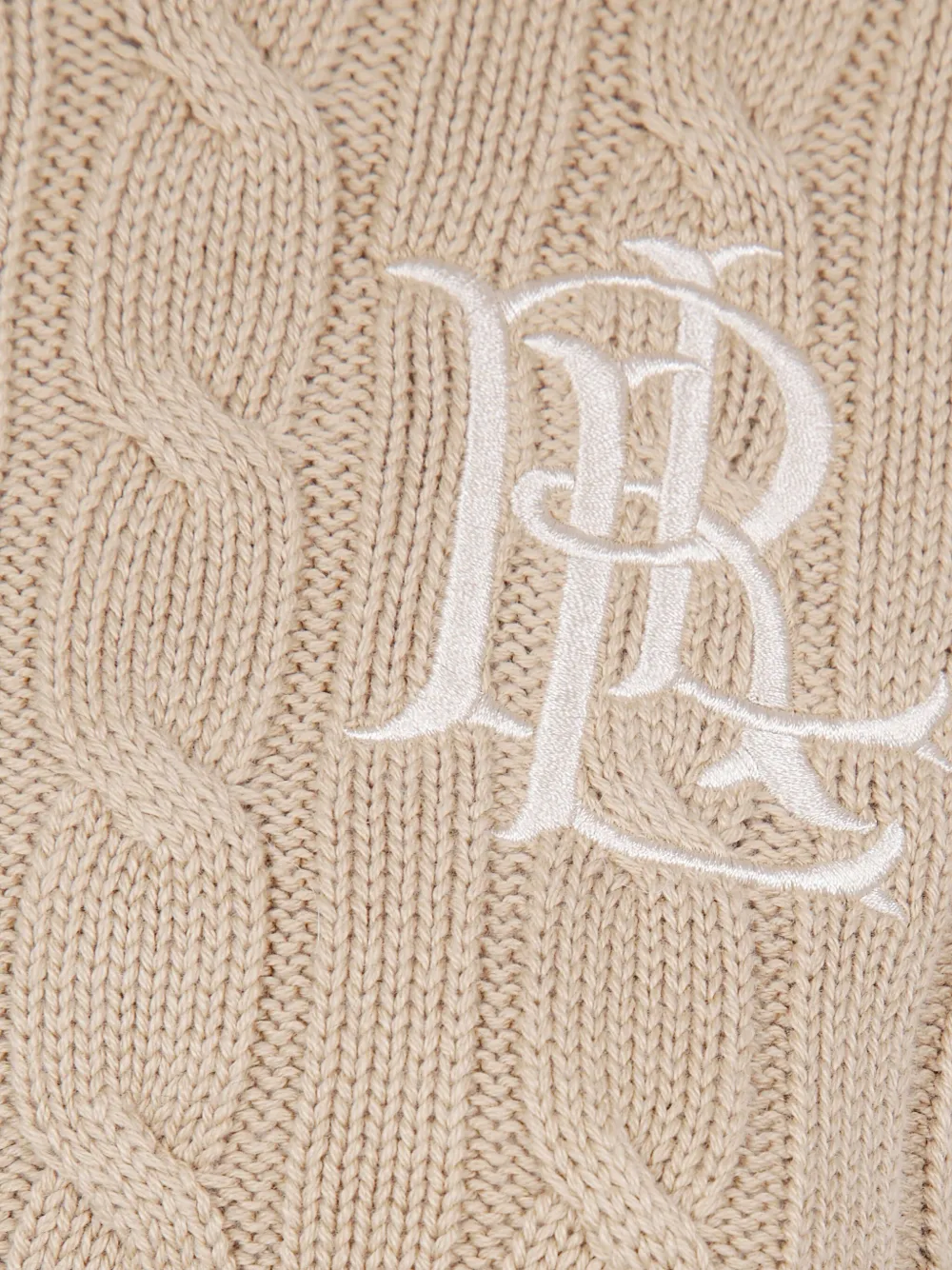 Lauren Ralph Lauren Kabelgebreide trui Beige