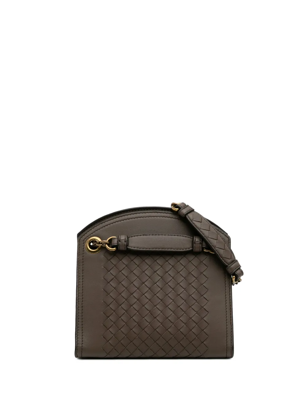 Bottega Veneta Pre-Owned 2012-2025 Nappa Intrecciato Chain Wallet shoulder bag | Brown | Image 1