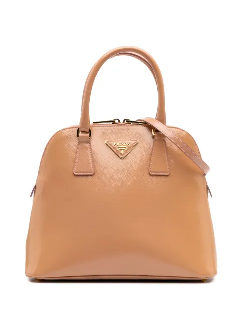 Prada Pre-Owned 2000-2024 Medium Saffiano Vernice Promenade satchel