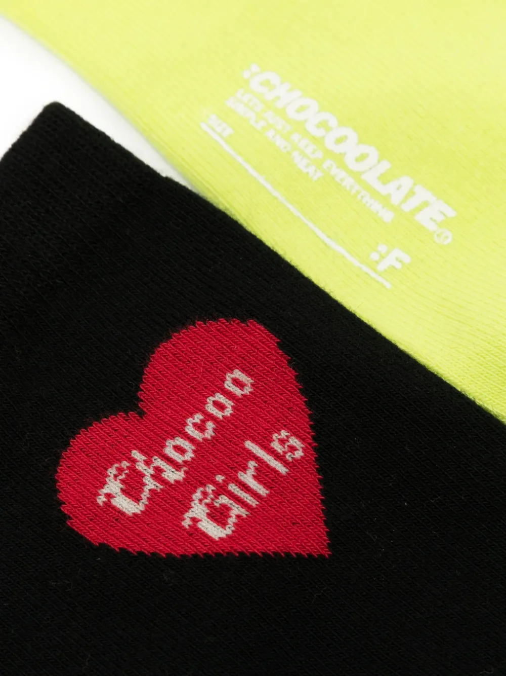 Chocoolate Logo-embroidered Socks (set Of Three) In Multi