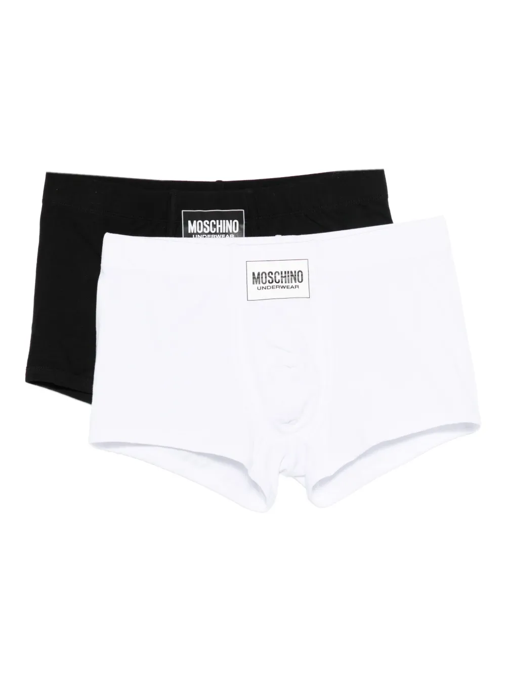 Moschino logo-patch boxers (pack of two) | Black | Image 1