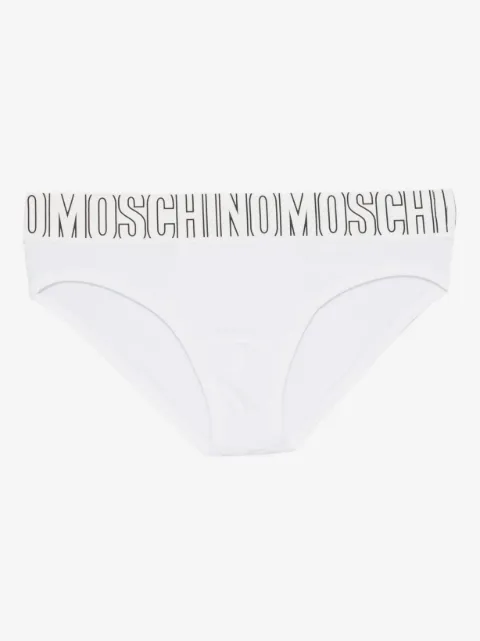 Moschino logo-waistband briefs