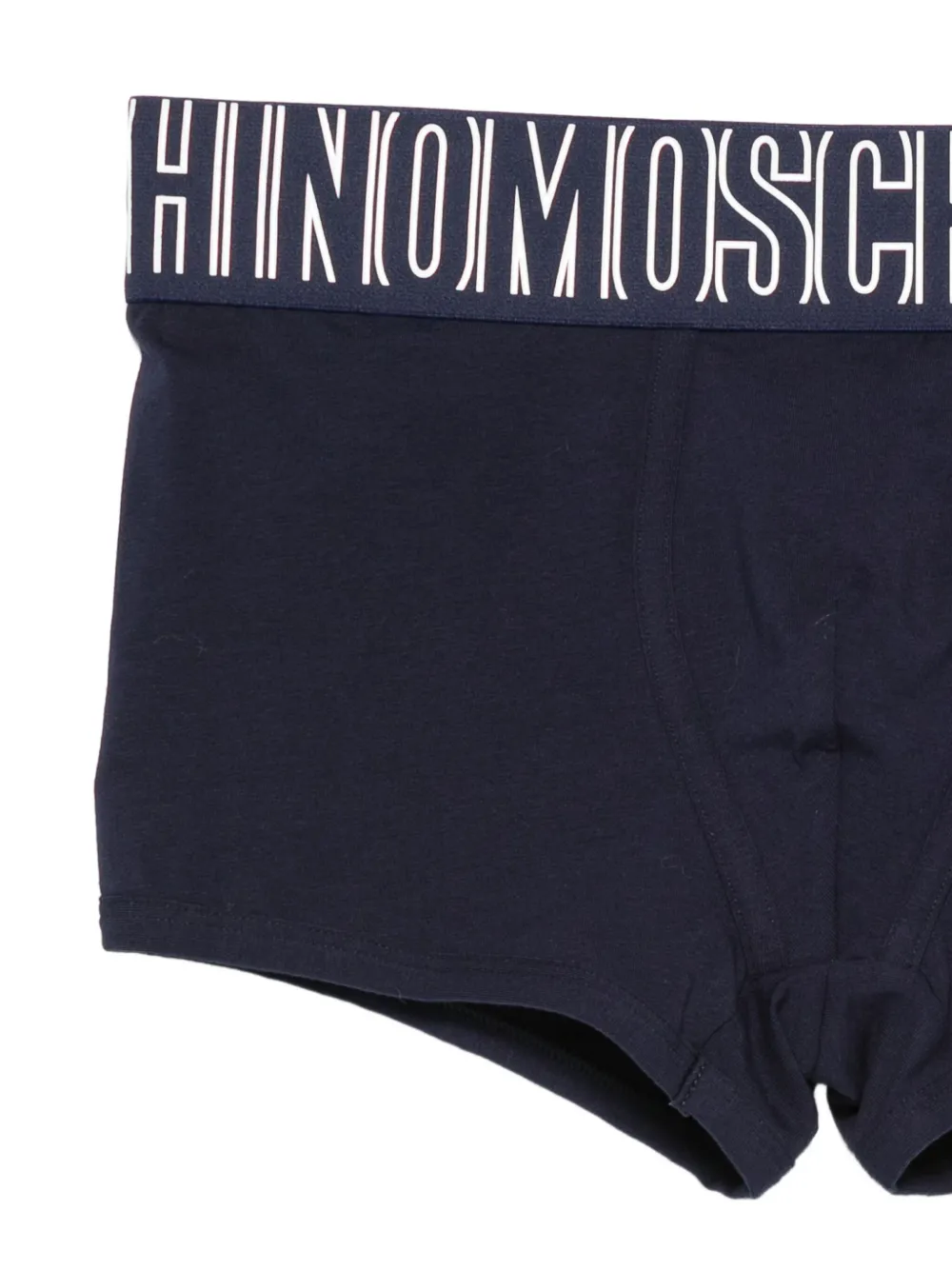 Moschino Boxershort met logoband Blauw