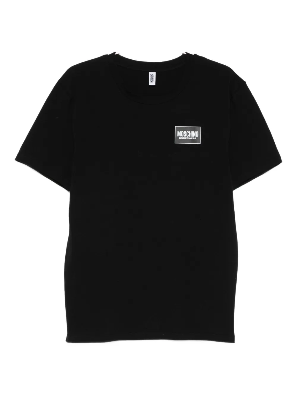Moschino logo-patch T-shirt (pack of two) - Zwart