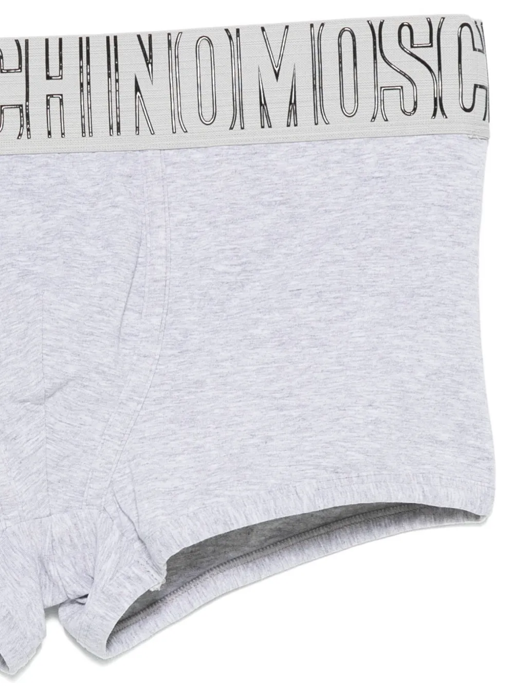 Moschino Boxershort met logoband Grijs