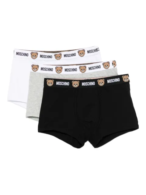 Moschino logo-waistband boxers (pack of three)