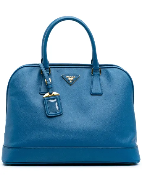 Prada Pre-Owned 2010-2024 Medium Saffiano Lux Open Promenade satchel
