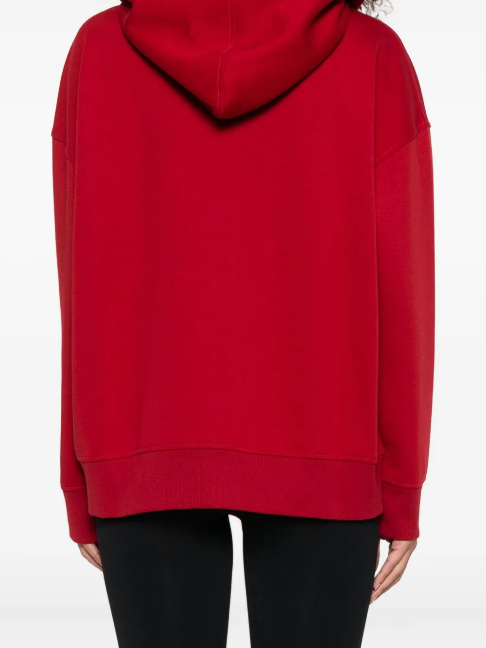 'S Max Mara Siena embroidered zip-up hoodie Rood