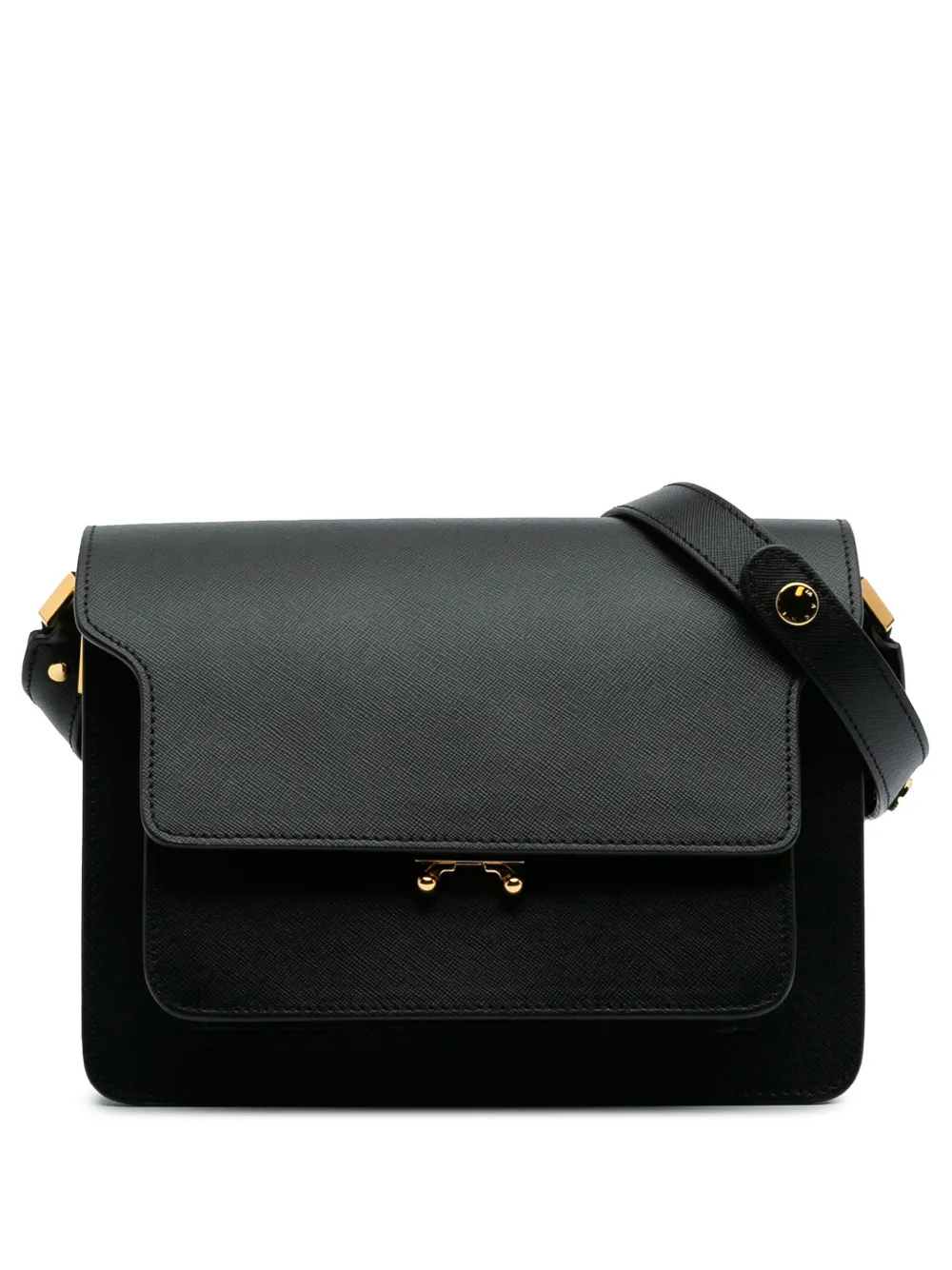 Marni Pre-Owned 2000-2025 Medium Leather Trunk crossbody bag | Black | Image 1