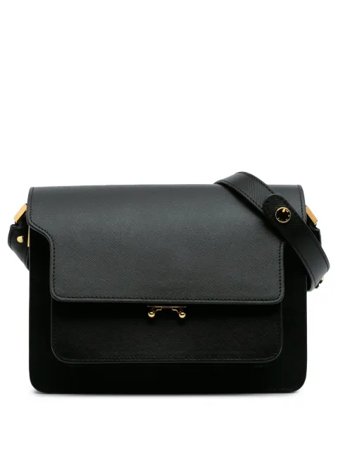 Marni Pre-Owned 2000-2025 Medium Leather Trunk crossbody bag
