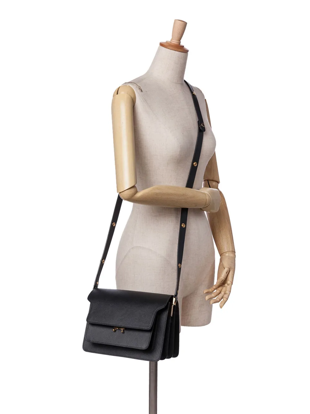 Marni Pre-Owned 2000-2025 Medium Leather Trunk crossbody bag | Pre-Owned | Image 2