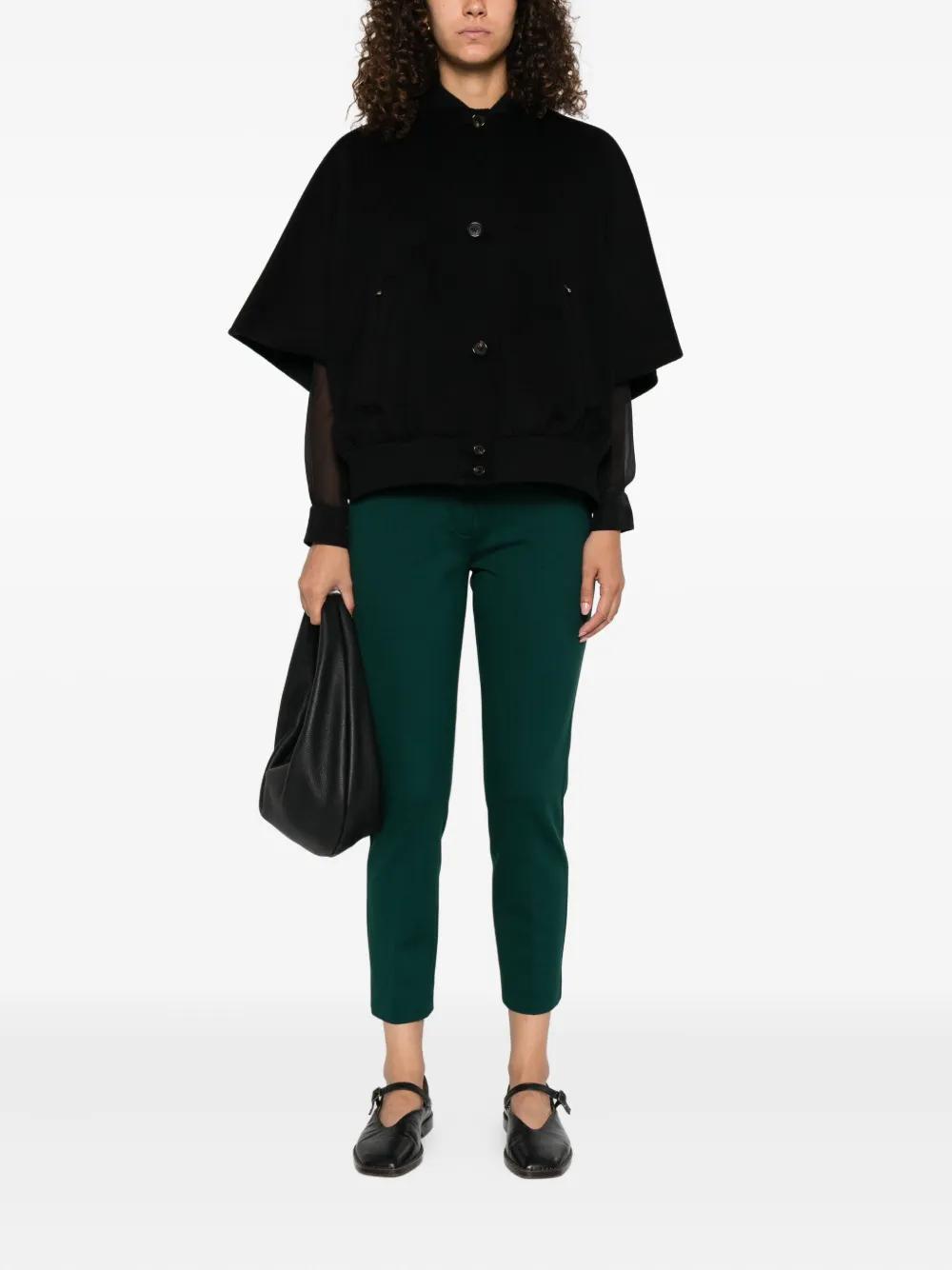 Max Mara Cropped broek Groen