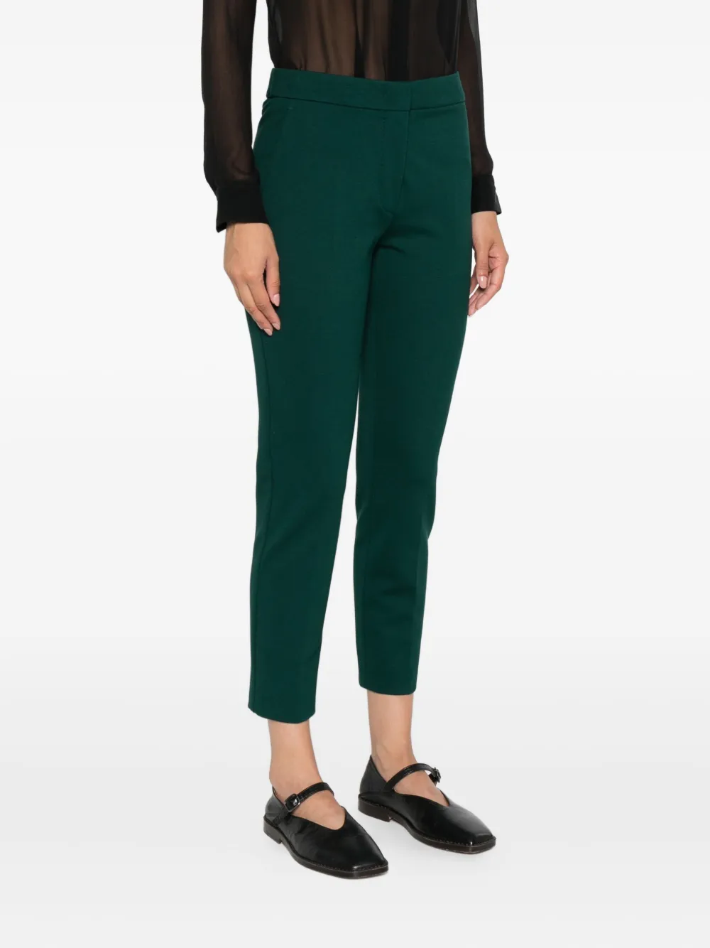 Max Mara Cropped broek Groen