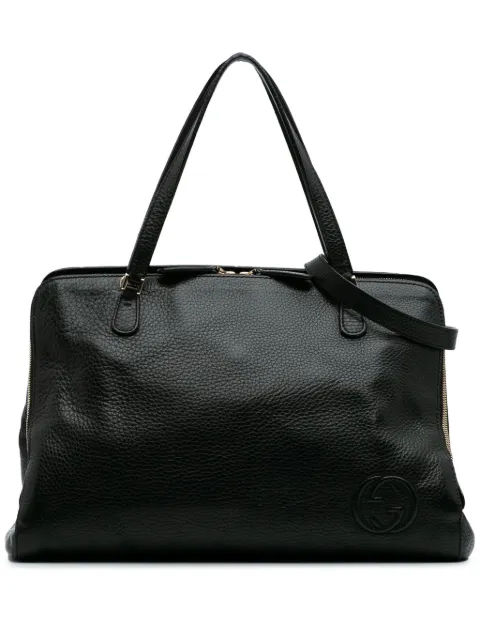 Gucci Pre-Owned 2016-2025 Leather Soho Convertible Tote satchel