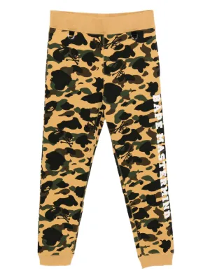 A BATHING APE® カモフラージュ トラックパンツ | イエロー | FARFETCH JP