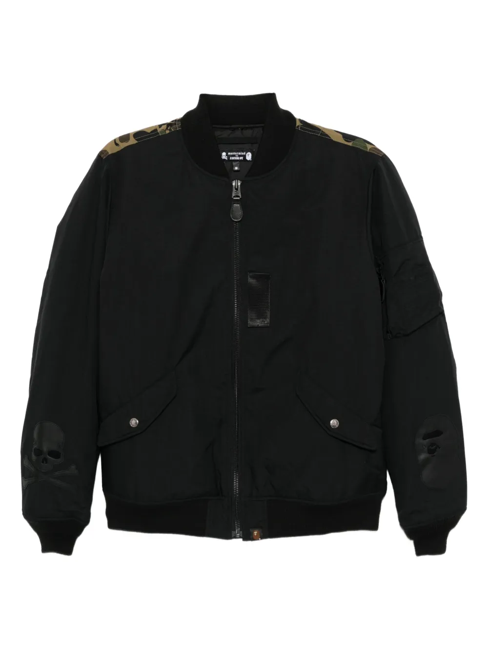 Mastermind Japan graphic-print jacket | Black | Image 1
