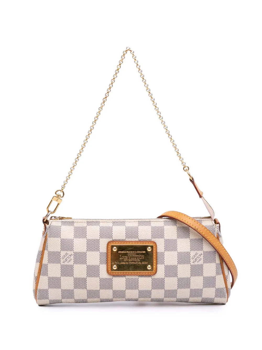 Louis Vuitton Pre-Owned 2011 Damier Azur Eva satchel - ホワイト Louis Vuitton Pre-Owned 2011 Damier Azur Eva satchel - ホワイト