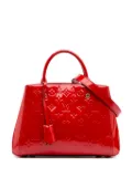Louis Vuitton Pre-Owned 2015 Monogram Vernis Montaigne BB satchel - Red
