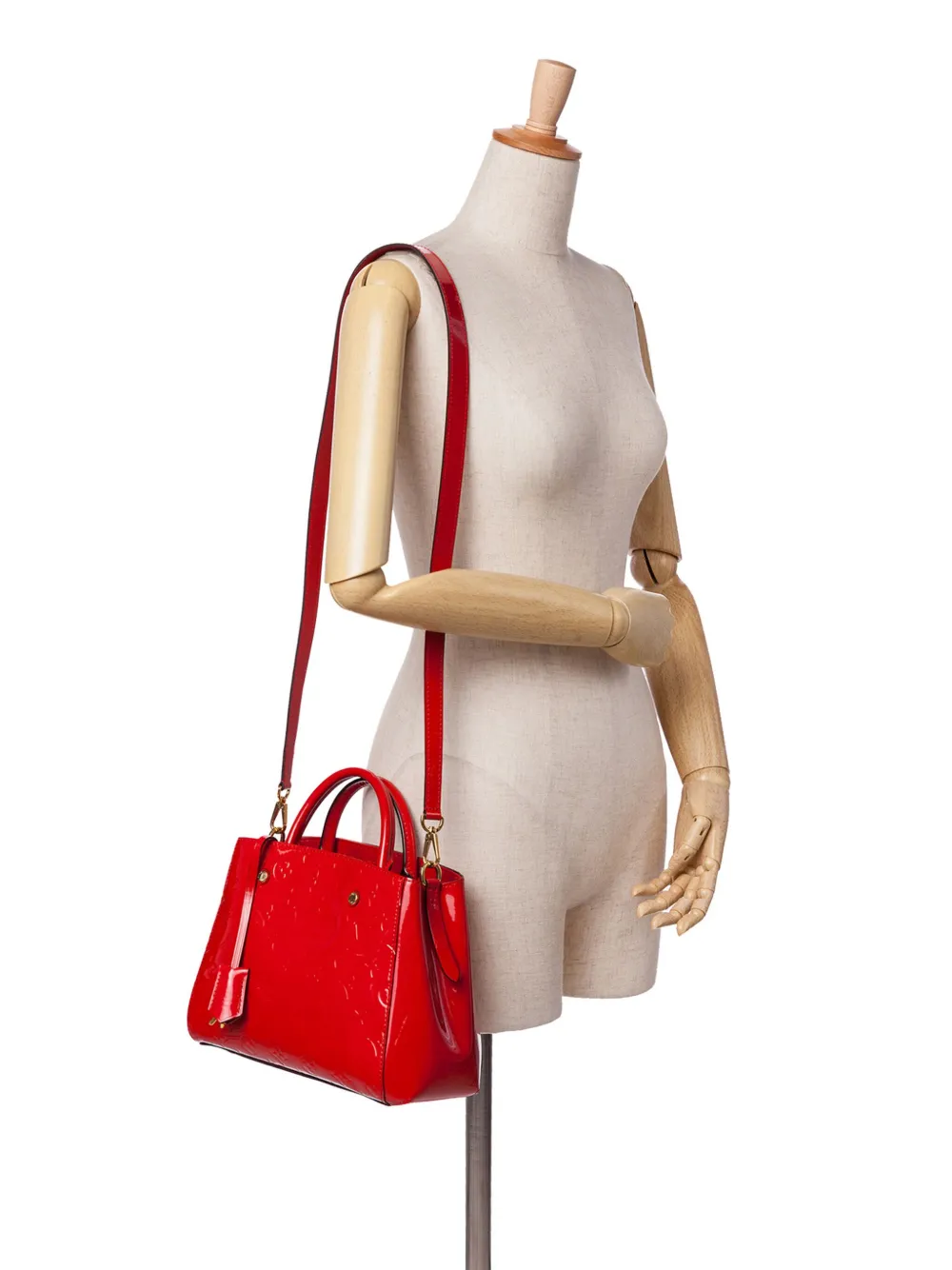 Louis Vuitton Pre-Owned 2015 Monogram Vernis Montaigne BB satchel | Pre-Owned | Image 2