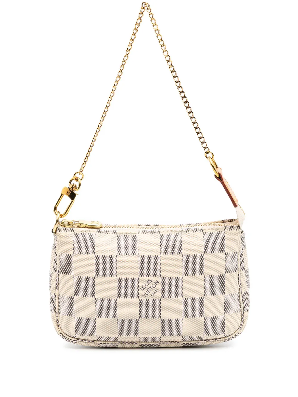 Louis Vuitton Pre-Owned 2020 Damier Azur Mini Pochette Accessoires handbag | White | Image 1
