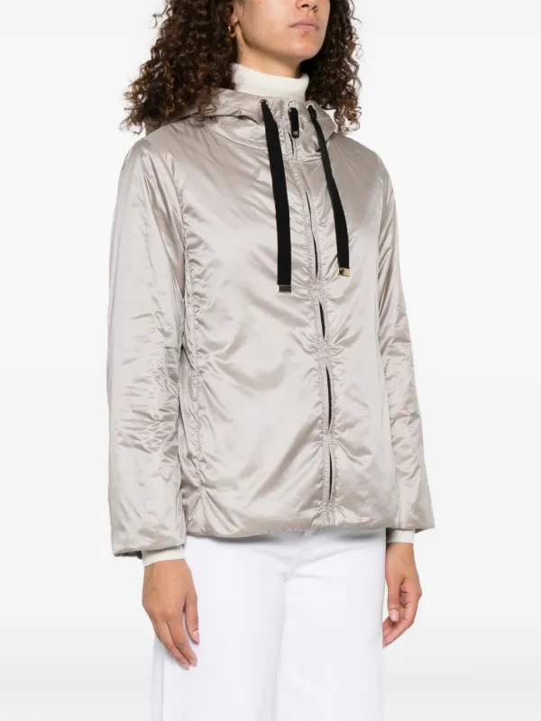 Max Mara The Cube Green フーデッドジャケット | グレー | FARFETCH JP