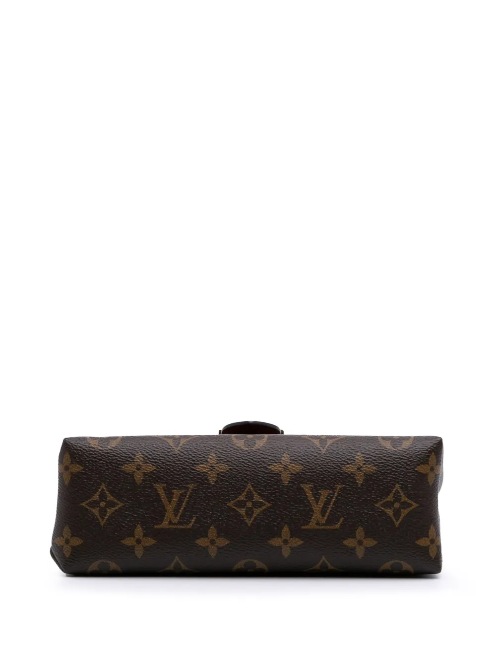 Pre-owned Louis Vuitton 2019 Monogram Locky Bb Satchel In Brown