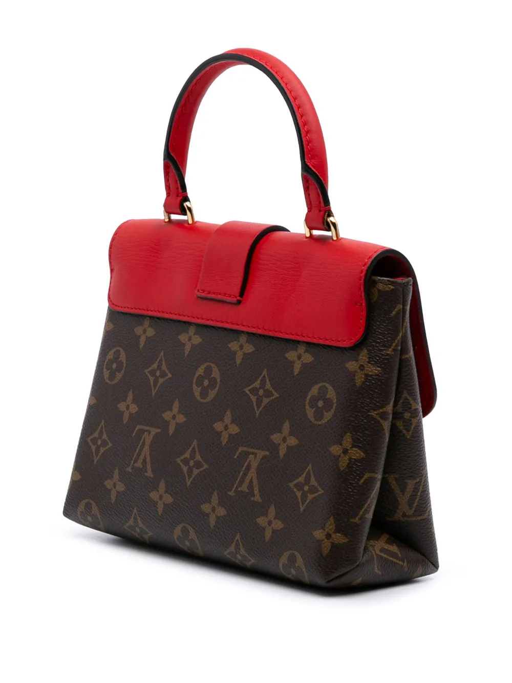 Pre-owned Louis Vuitton 2019 Monogram Locky Bb Satchel In Brown