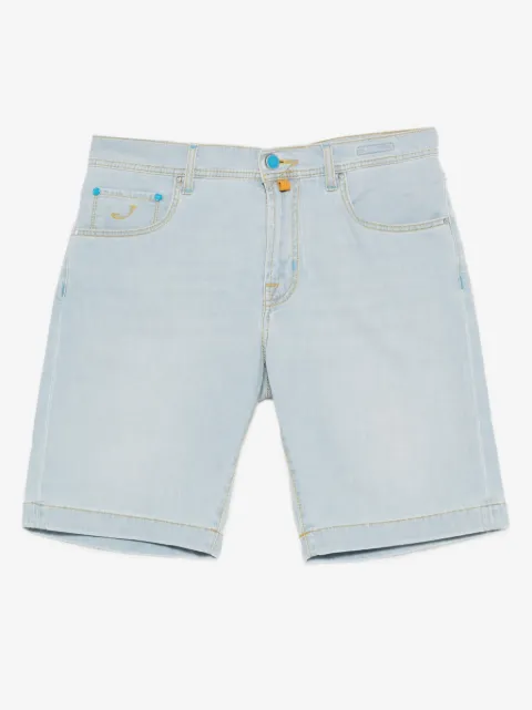 Jacob Cohën Nicolas embroidered denim shorts