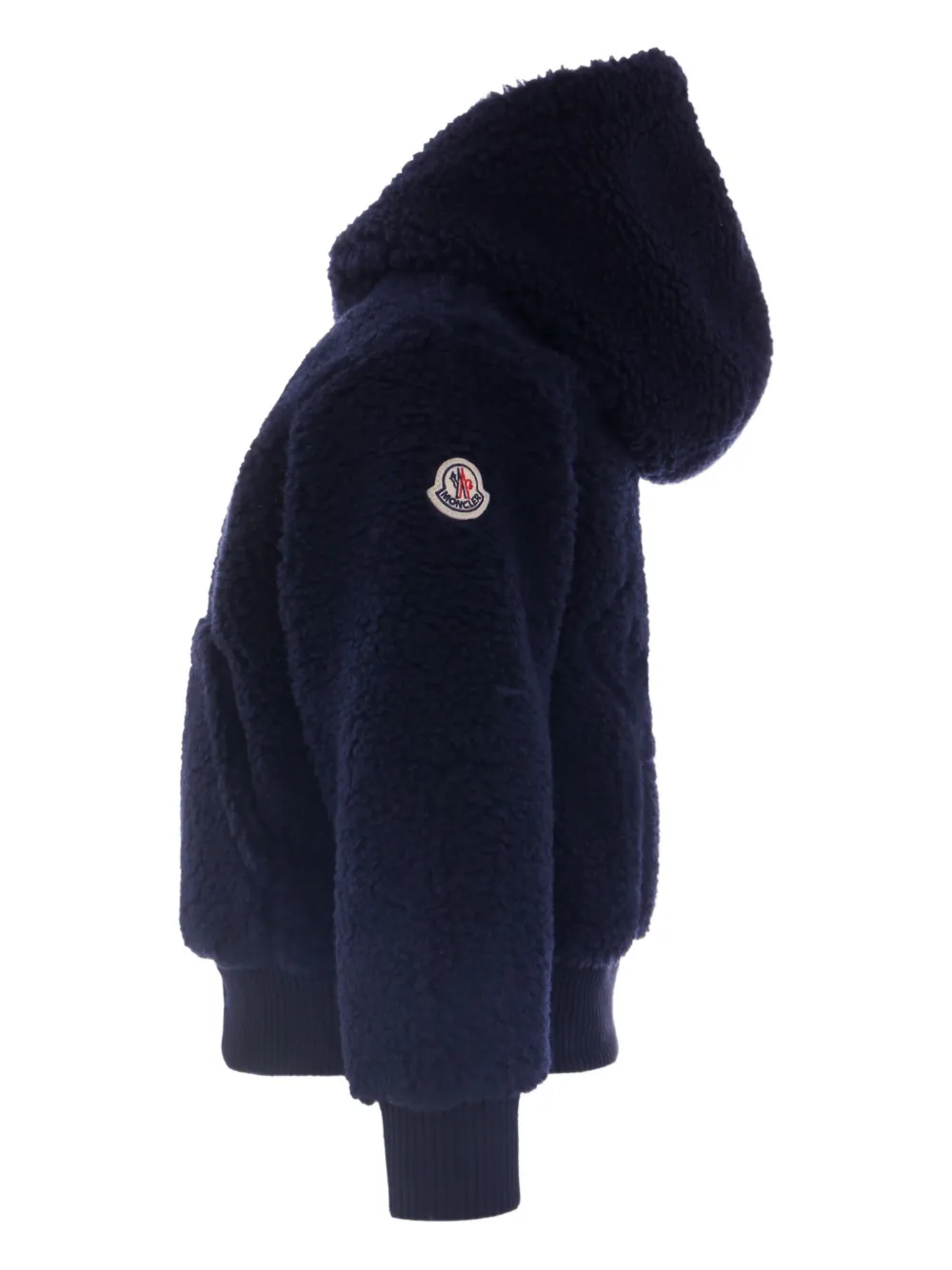 Moncler Enfant hooded jacket Blauw