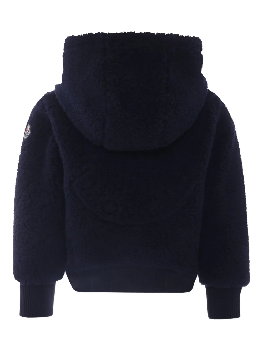 Moncler Enfant hooded jacket Blauw