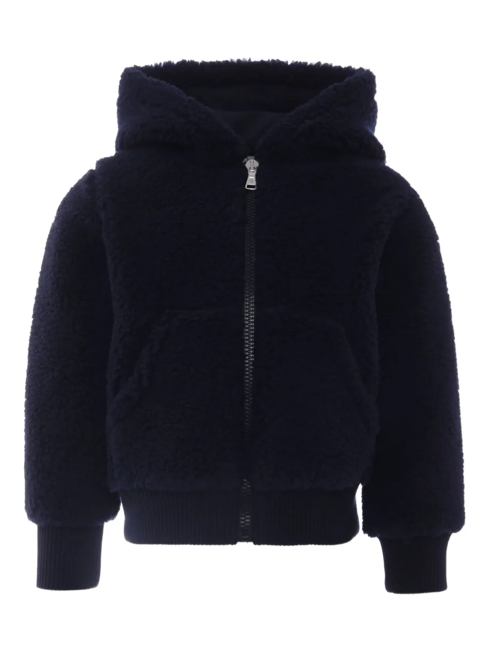 Moncler Enfant hooded jacket Blauw