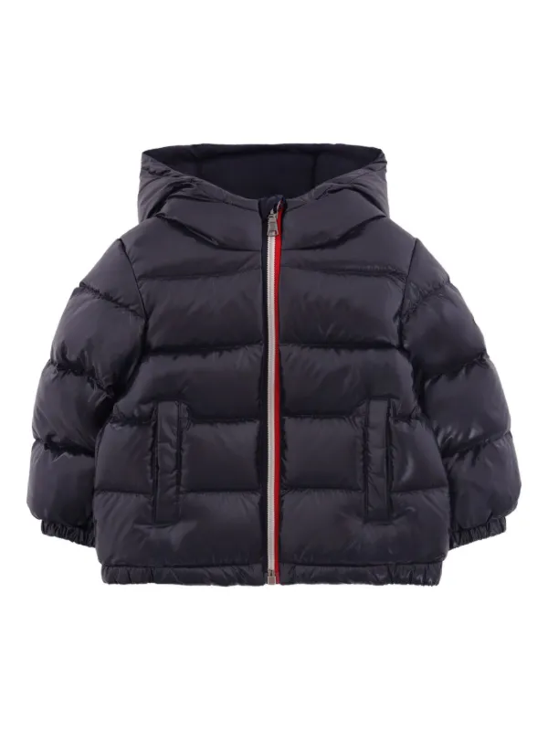 Moncler Enfant Hooded Puffer Jacket Blue FARFETCH ID