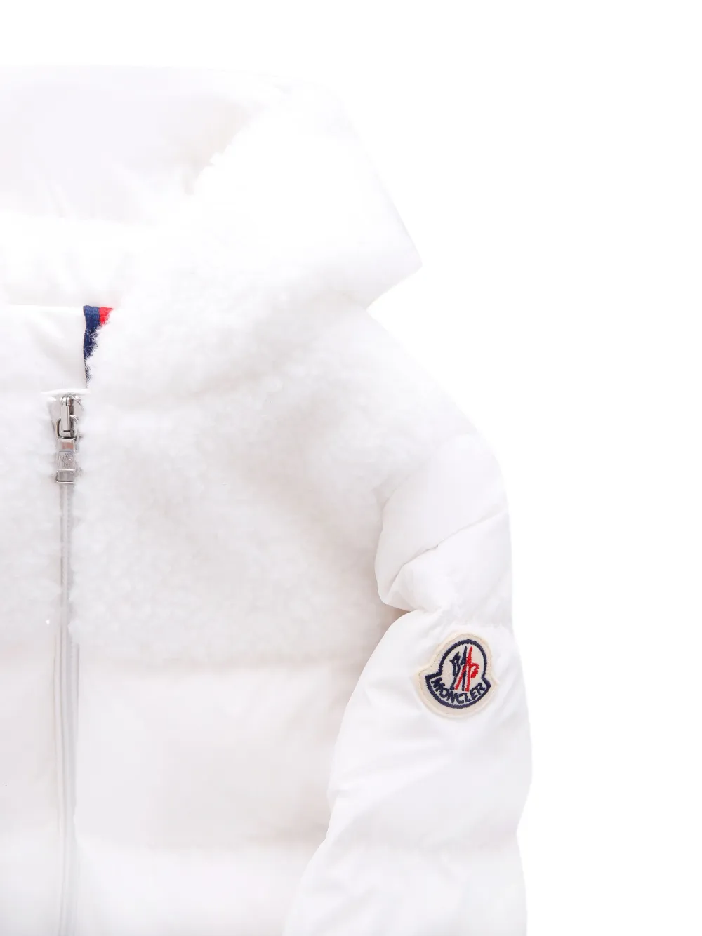 Moncler Enfant Gewatteerd skipak Wit