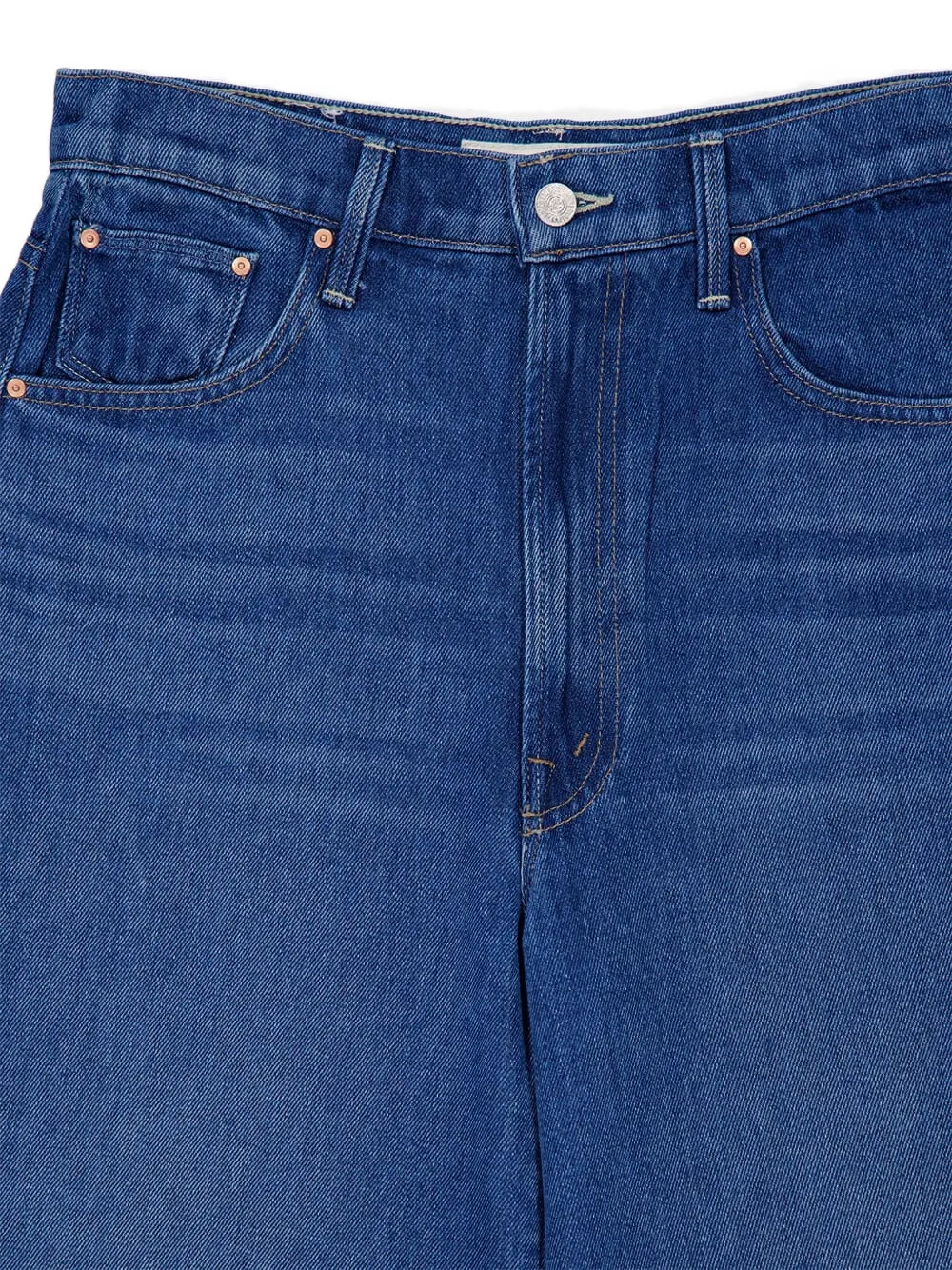MOTHER Whole Lot wide-leg jeans Blauw