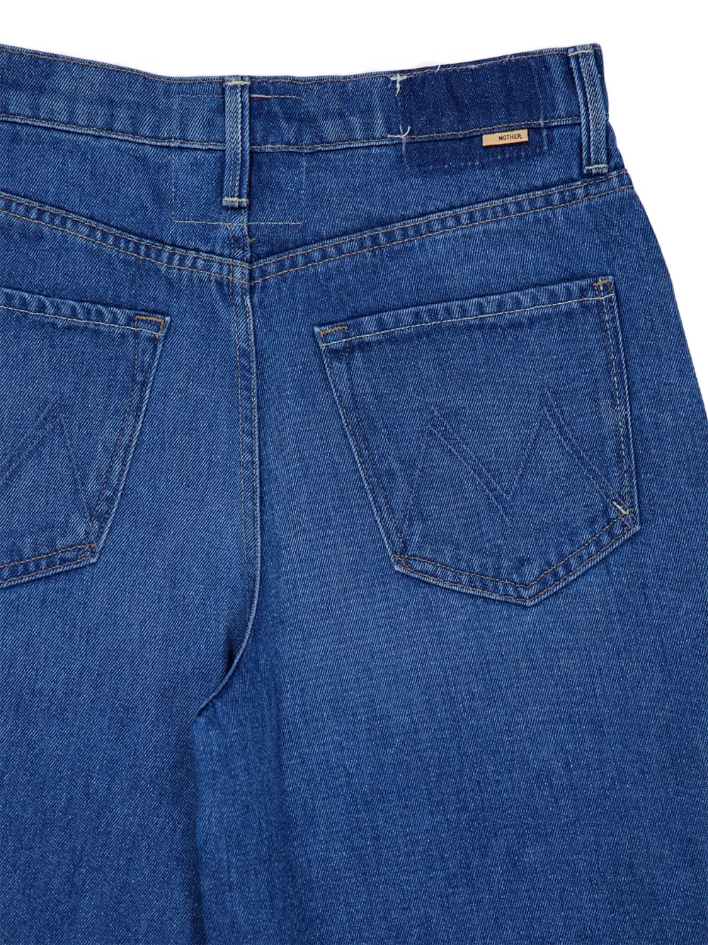 MOTHER Whole Lot wide-leg jeans Blauw
