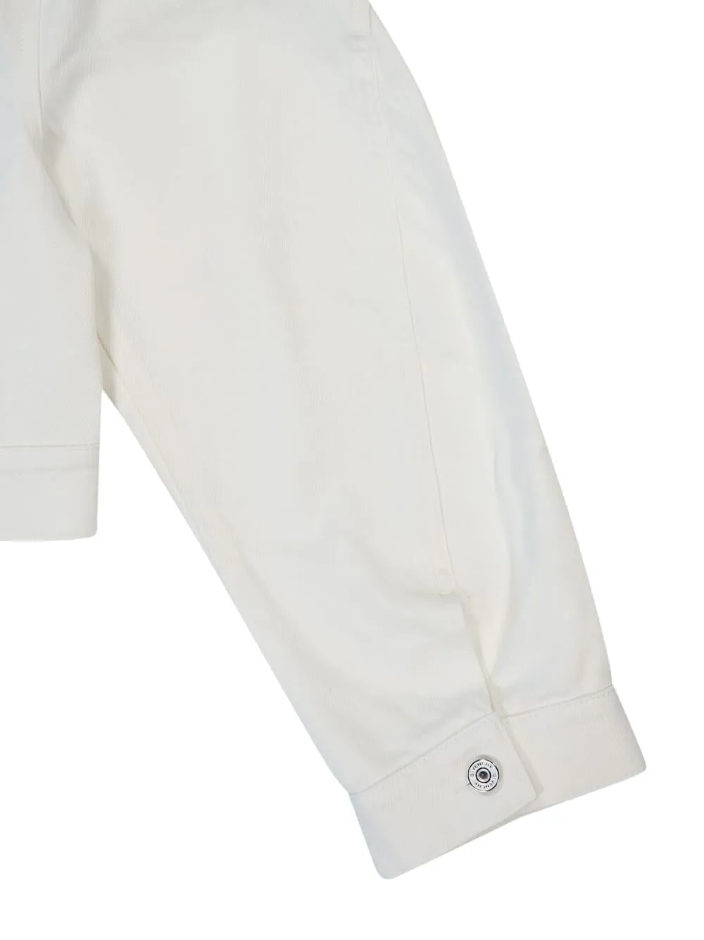 Givenchy Denim jack met logopatch Wit