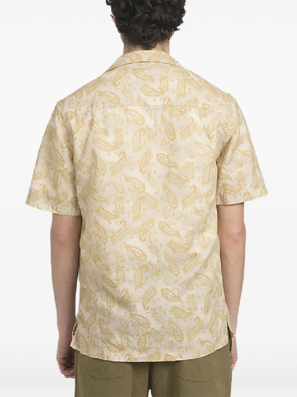 Paisley-Print Pocket Shirt