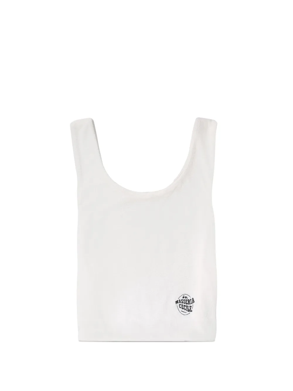 Être Cécile Borsa tote con stampa - Bianco