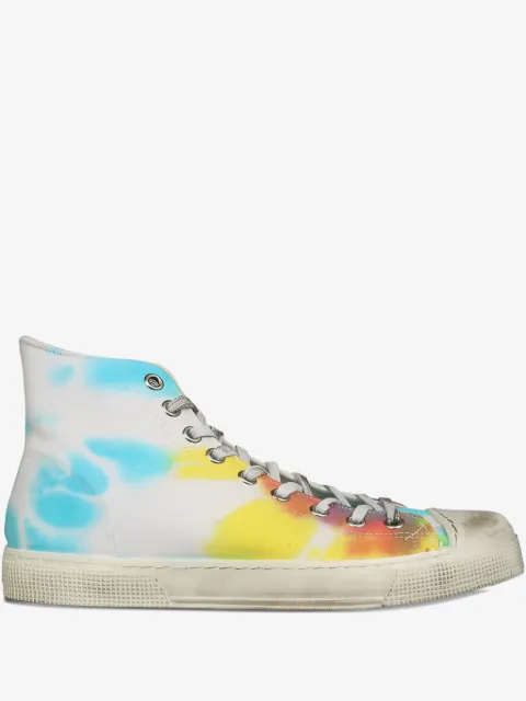 METAL GIENCHI x Jean Michel tie-dye high-top sneakers