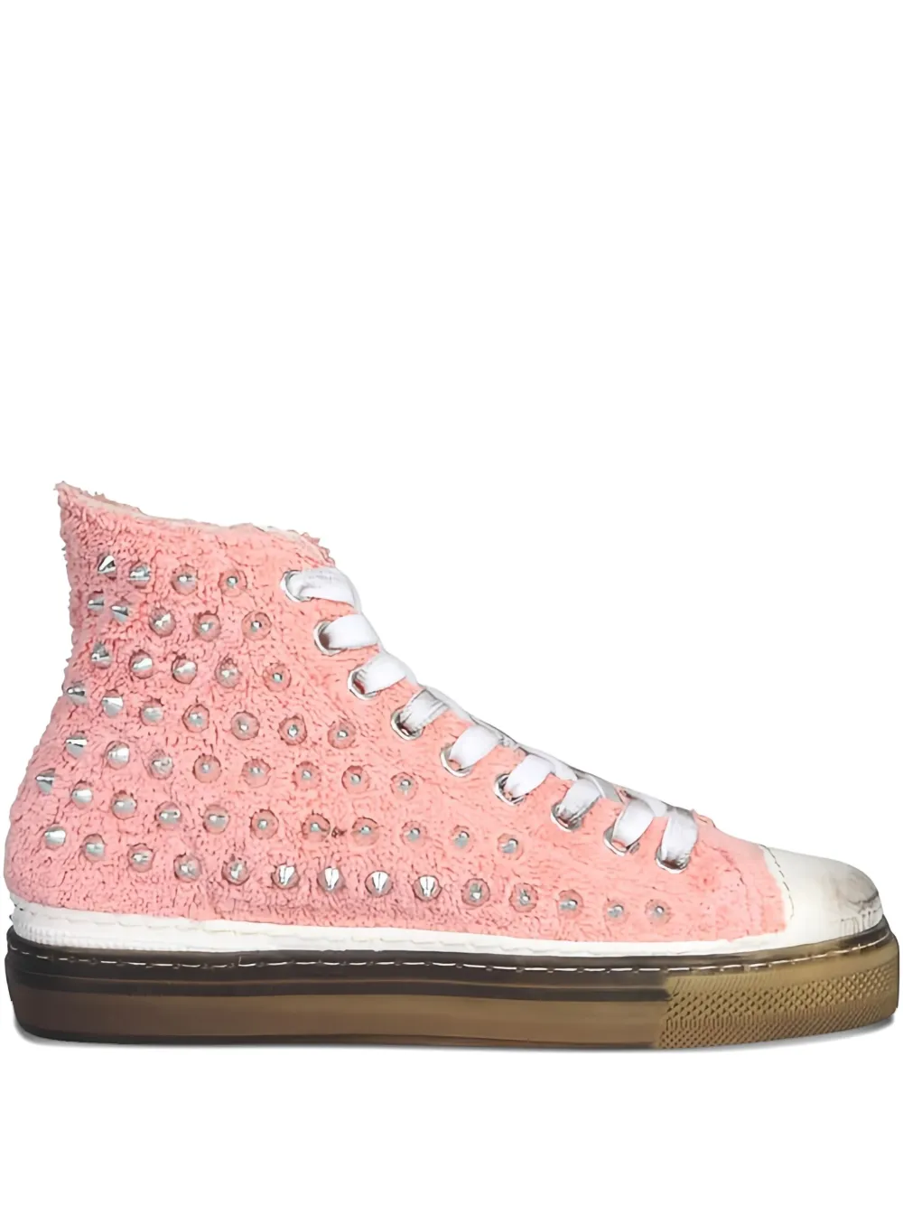 METAL GIENCHI Jimmy studded sneakers - Rosa