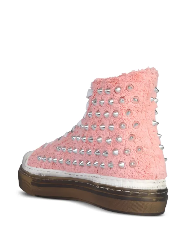 METAL GIENCHI Jimmy Studded Sneakers | Pink | FARFETCH