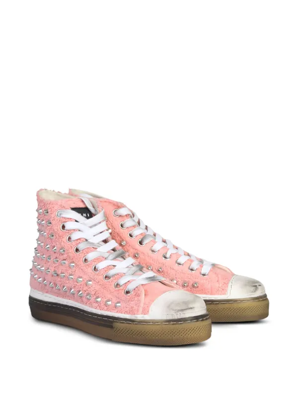 METAL GIENCHI Jimmy Studded Sneakers | Pink | FARFETCH