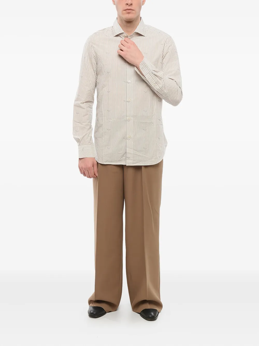 Giorgio Armani striped logo shirt | Image 2