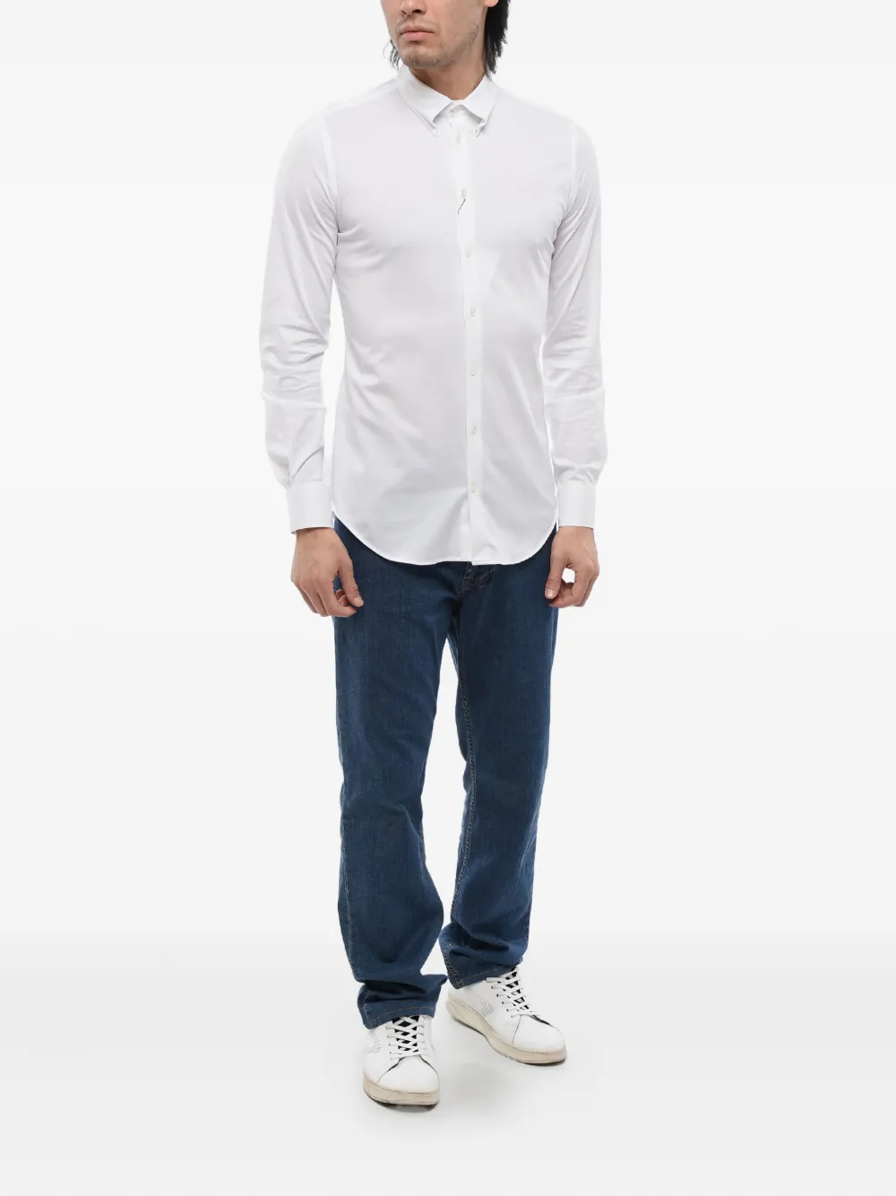 Giorgio Armani button-down collar long-sleeve shirt | Image 2