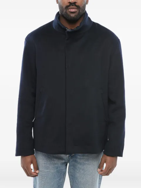 Giorgio Armani zip-front reversible jacket