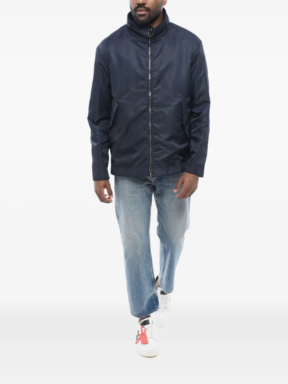 Giorgio Armani zip-front reversible jacket | Bomber Jackets | Image 2