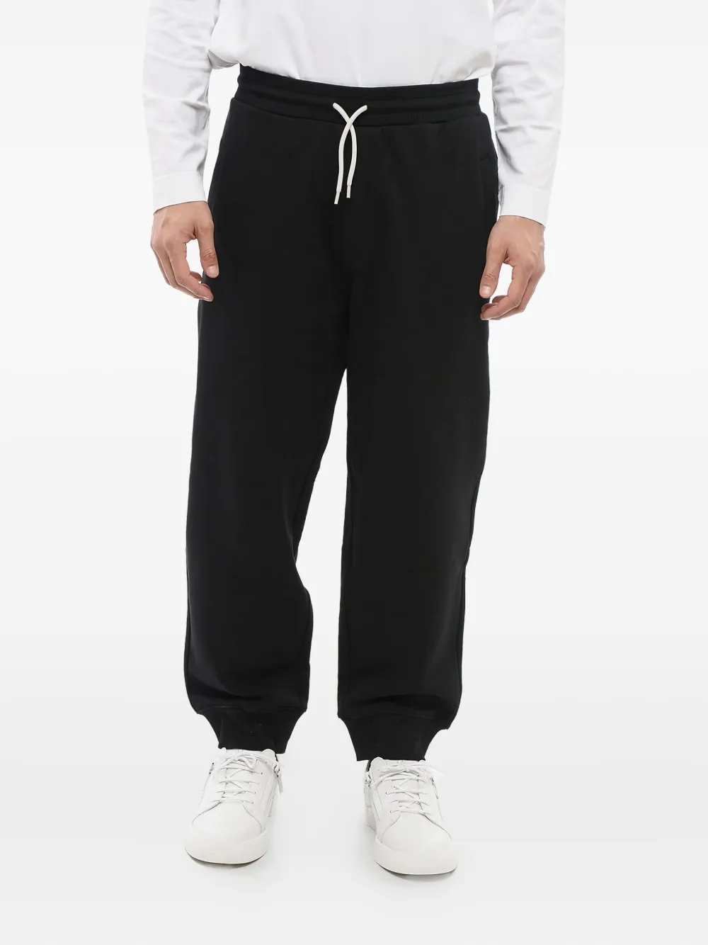 Giorgio Armani elastic-waistband track pants | Black | Image 1